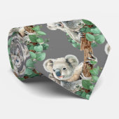 Niedlich Little Koala Bear Australische Tierkunst Krawatte (Gerollt)