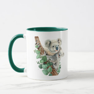 Niedlich Little Koala Bear Australische Tierkunst Tasse