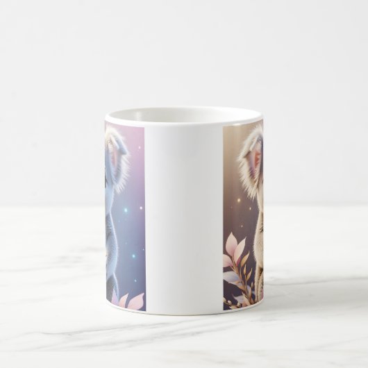 Niedlich Little Koala Fantasy Dreamy Gradient Kaffeetasse (Mittel)