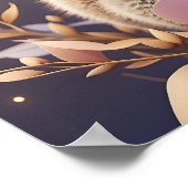 Niedlich Little Koala Fantasy Dreamy Gradient Poster (Ecke)