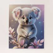 Niedlich Little Koala Fantasy Dreamy Gradient Puzzle (Vertikal)
