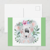 Niedlich Little Koala Postkarte (Vorne/Hinten)