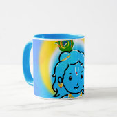Niedlich Little Krishna Blessings Art Tasse (Vorderseite Links)