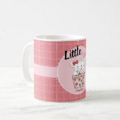 Niedlich Little Lady Hamster Girly Pink Kaffeetasse (Vorderseite Links)