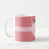 Niedlich Little Lady Hamster Girly Pink Kaffeetasse (Links)