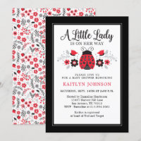 Niedlich Little Lady Ladybug Babydusche