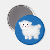 Niedlich Little Lamb Magnet (Vorderseite/Rückseite)