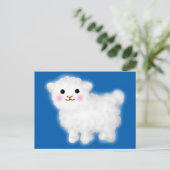 Niedlich Little Lamb Postkarte (Stehend Vorderseite)