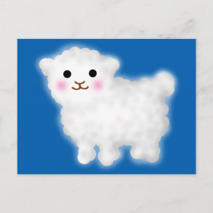 Niedlich Little Lamb Postkarte