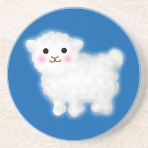 Niedlich Little Lamb Sandstein Untersetzer