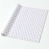 Niedlich Little Lavender Hearts Pattern Geschenkpapier (Ungerollt)