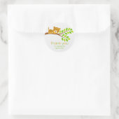Niedlich Little Leopard Vielen Dank Sticker (Tasche)