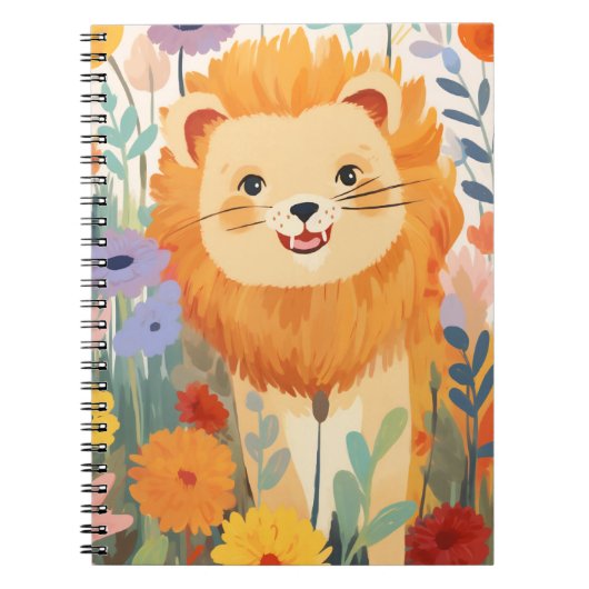 Niedlich Little Lion Notizblock (Vorderseite)
