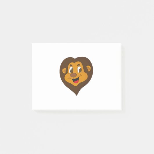 Niedlich Little Lion Post-it Klebezettel (Vorderseite)