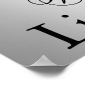 Niedlich Little Man Baby Duschbanner Poster (Ecke)