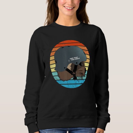 Niedlich Little Marten Vintag Sunset Sweatshirt (Vorderseite)