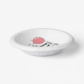 Niedlich Little Miss Onederful Pink Ballon Pappteller (Gewinkelt)