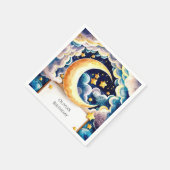 Niedlich Little Moon Geburtstag Serviette (Ecke)