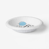 Niedlich Little Mr Onederful Blue Balloon Pappteller (Gewinkelt)