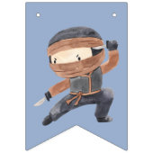 Niedlich Little Ninja Happy Birthday Wimpelkette (Erste Fahne)