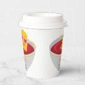 Niedlich Little Nugget Chicken Nugget Girl Babydus Pappbecher (Rechts)