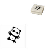 Niedlich Little Panda Gummistempel (Stempel)