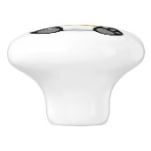 Niedlich Little Panda Keramikknauf (Seitenansicht)