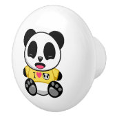 Niedlich Little Panda Keramikknauf (Rechts)