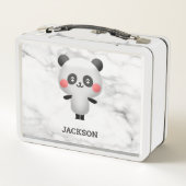 Niedlich Little Panda Metall Brotdose (Rückseite)