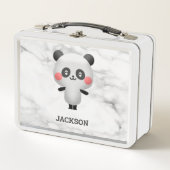 Niedlich Little Panda Metall Brotdose (Vorderseite)