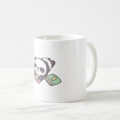 Niedlich Little Panda Relax Gamer Kaffeetasse (VorderseiteRechts)
