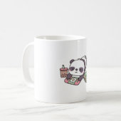 Niedlich Little Panda Relax Gamer Kaffeetasse (Vorderseite Links)