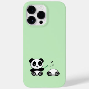 Niedlich Little Pandas auf Green Case-Mate iPhone 14 Pro Max Hülle