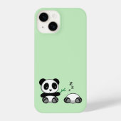 Niedlich Little Pandas auf Green iPhone Hülle (Rückseite)