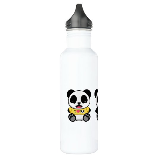 Niedlich Little Pandas Edelstahlflasche (Links)