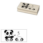 Niedlich Little Pandas Gummistempel (Stempel)