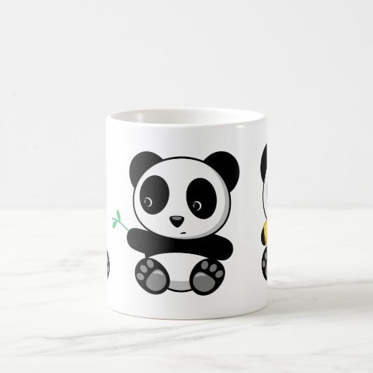 Niedlich Little Pandas Kaffeetasse (Mittel)