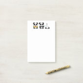 Niedlich Little Pandas Post-it Klebezettel (Auf Schreibtisch)