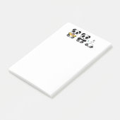 Niedlich Little Pandas Post-it Klebezettel (angewinkelt)