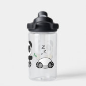 Niedlich Little Pandas Trinkflasche (Rückseite)
