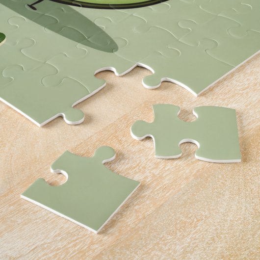 Niedlich Little Personalisiert Avocado Puzzle (Seite)