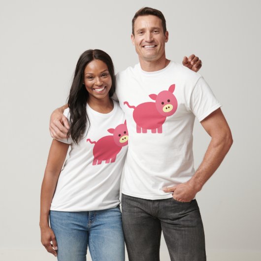 Niedlich Little Piggy T-Shirt (Unisex)