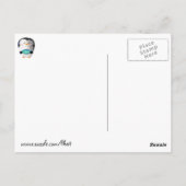 Niedlich Little Pinguin Postkarte (Rückseite)