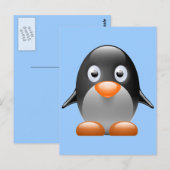 Niedlich Little Pinguin Postkarte (Vorne/Hinten)