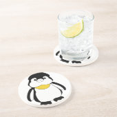 Niedlich Little Pinguin Sandstein Untersetzer (Seite)