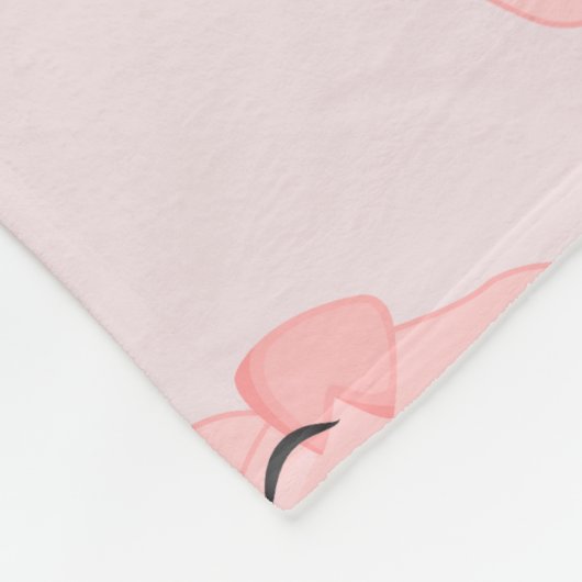 Niedlich Little Pink Piggy Fleecedecke (Ecke)