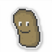 Niedlich Little Pixart Potato Aufkleber (Vorderseite)