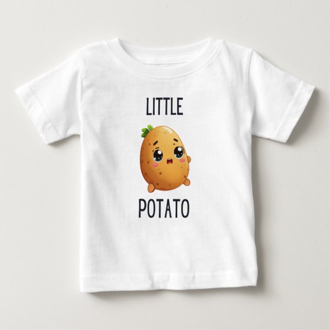 Niedlich Little Potato Baby Shirt (Vorderseite)