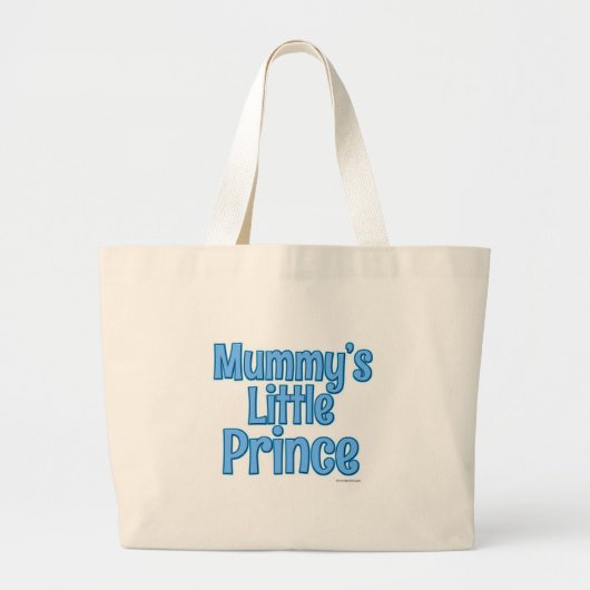 Niedlich Little Prince Baby Mummy Slogan Design Jumbo Stoffbeutel (Vorne)