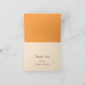 Niedlich Little Pumpkin Baby Dusche Danke Karten (Innenseite)